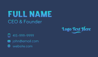 Marine Life Business Card example 4