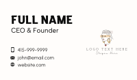 Elegant Fashion Lady  Business Card