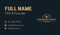 Western Bull Banner Business Card
