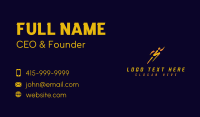 Athletic Sports Runner Business Card