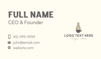 Pottery Coffee Shop Business Card