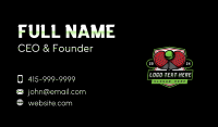 Paddle Ball Shield Business Card