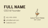 Hot Drinks Business Card example 3