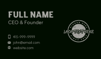 Skater Graffiti Mural Business Card