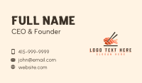 Sashimi Fish Sushi Business Card
