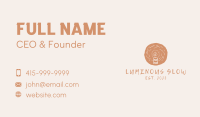 Scented Candle Glow Business Card Image Preview