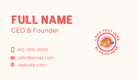 Pet Dog Frisbee Business Card