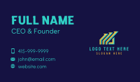 Accounting Graph Investment Business Card