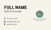 Moon Embroidery Business Card