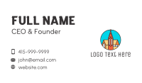 Temple-house Business Card example 3