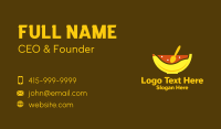 Banana Oatmeal Bowl  Business Card