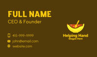 Banana Oatmeal Bowl  Business Card