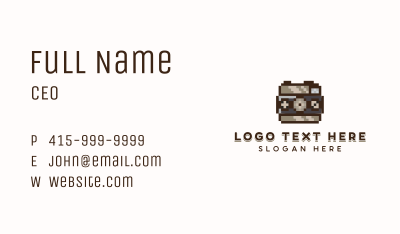 Camera Pixel Photography Business Card Image Preview