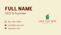 Ice Cream Parlor Business Card example 1