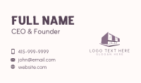 Contemporary Home Real Estate Business Card