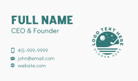 Varsity Golf Competition  Business Card