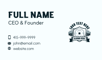 Weightlifting Gym Shield Business Card