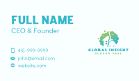 Home Broom Cleaner Business Card