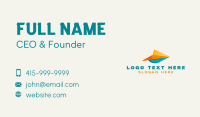 Shipping Courier Plane Business Card