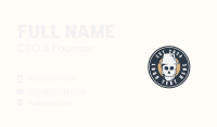 Hipster Hat Skull Business Card