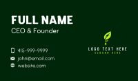 Leaf Bolt Plug Business Card