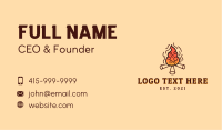 Woodfire Camp Business Card