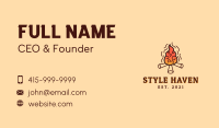 Woodfire Camp Business Card
