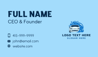 Blue Vehicle Car Business Card Design