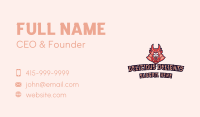 Samurai Gaming Mascot Business Card