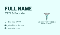 Caduceus Staff Hospital Business Card