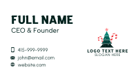 Candy Cane Tree  Business Card Design