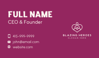 Heart Yoga Wellness Business Card Image Preview