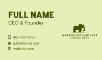 Green Elephant Mammoth Business Card