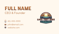 Sunset Beach Travel Business Card