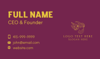 Hair Stars Lady  Business Card Design