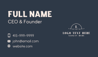Rental Business Card example 4