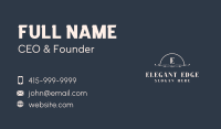 Elegant Ornament Letter Business Card Image Preview