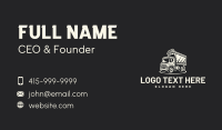 Vintage Dump Truck Business Card Design