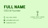 Monoline Lotus Lute  Business Card