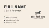 Generic Horse Paper Business Card