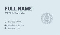 Royal Wolf Crest Business Card