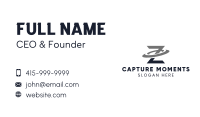 Business Enterprise Letter Z Business Card Design