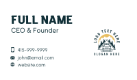 Outdoor Camping Adventure Business Card