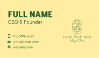 Sunny Salad Field Business Card