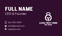 Gladiator Training Kettlebell  Business Card