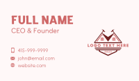 Residential Roofing Construction  Business Card