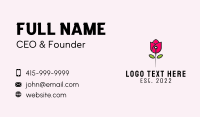 Rose Acupuncture Therapy  Business Card Design