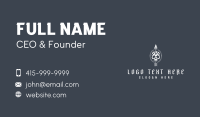 Tribal Skull Arrow Business Card