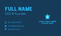 Blue Turtle Letter Business Card Design