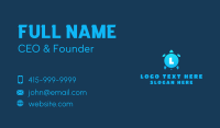 Blue Turtle Letter Business Card